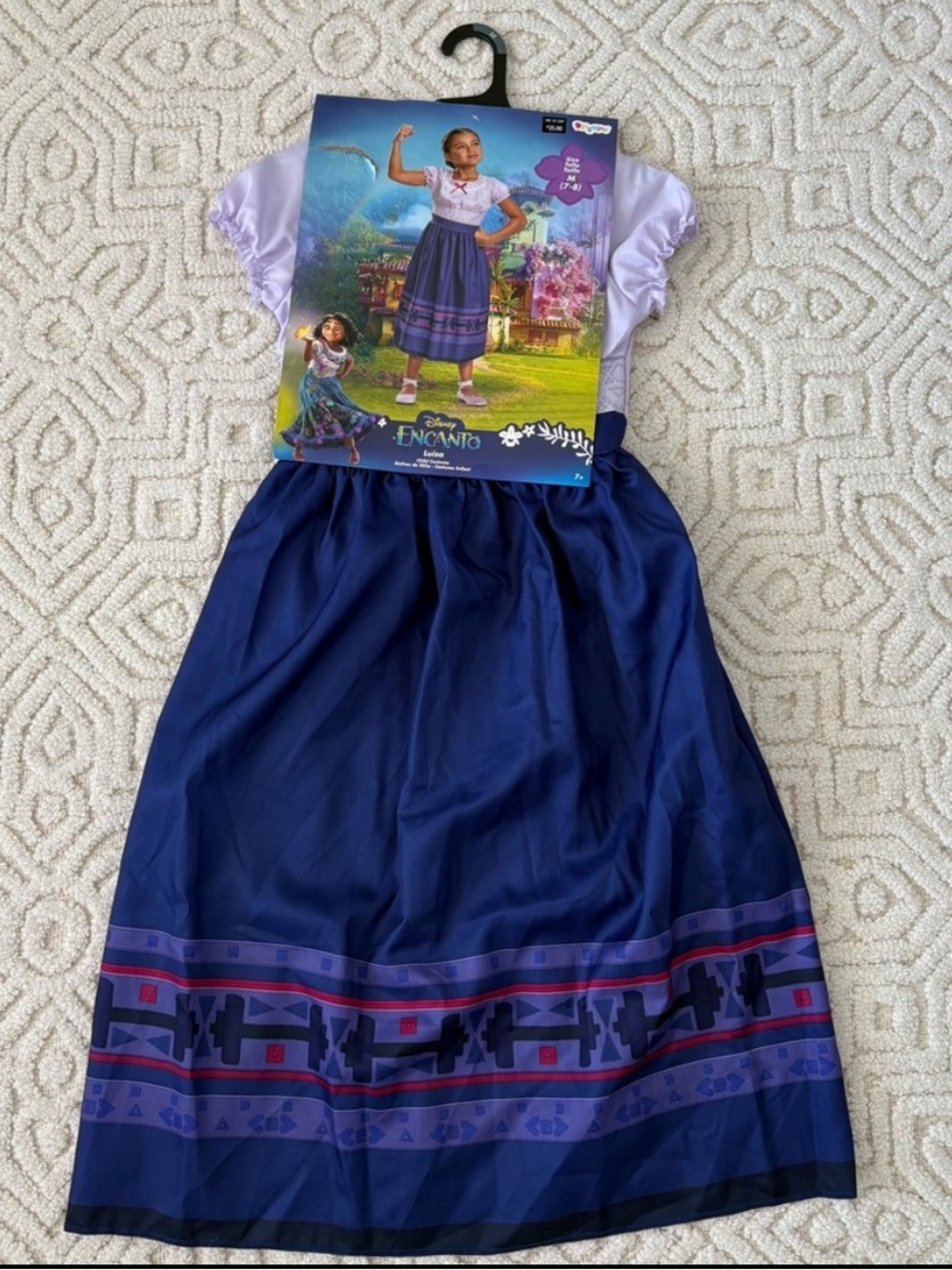Disney Encanto Luisa Dress Costume Girls 7/8